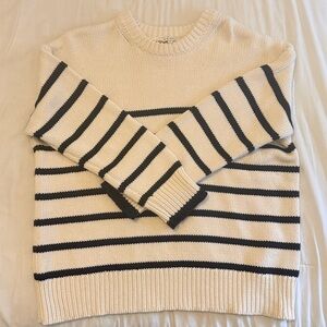ZSupply Women’s striped boyfriend sweater Size Medium